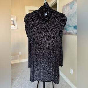 Women’s MISA Los Angeles Stormi Sparkle Dress in Black Size Small